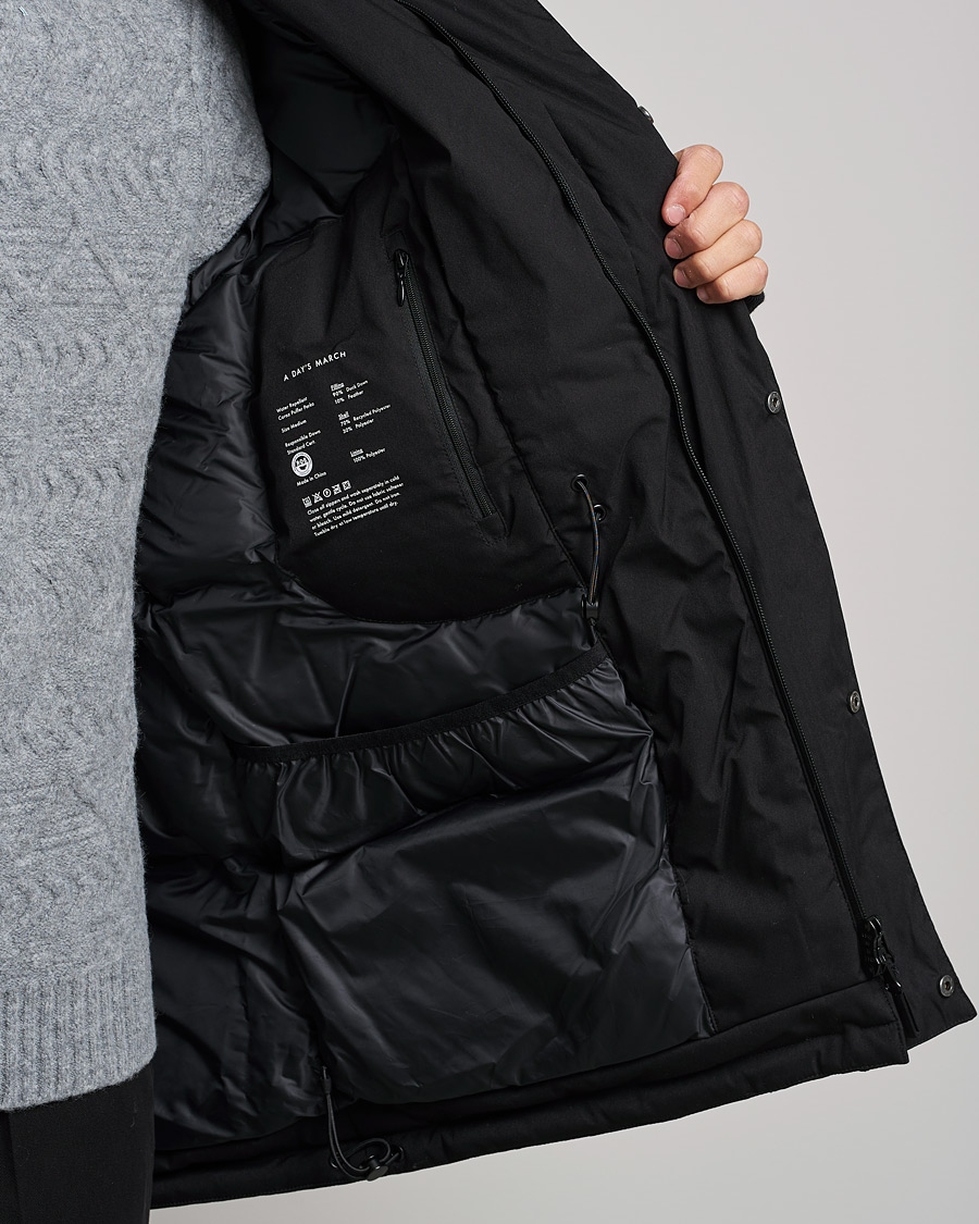 Homme | Manteaux Et Vestes | A Day's March | Caraz Puffer Parka Black