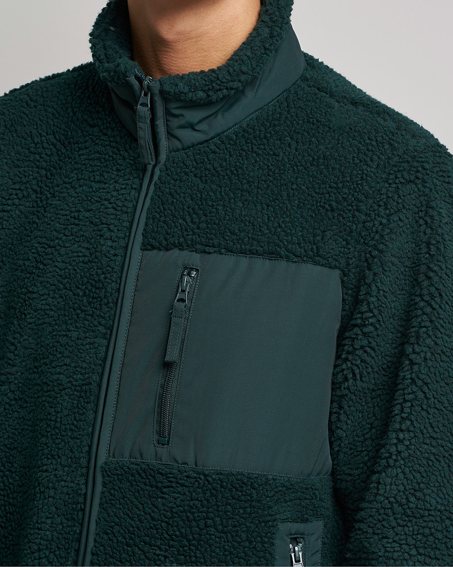 Homme | Pulls Et Tricots | A Day's March | Granån Recycled Fleece Jacket Bottle Green