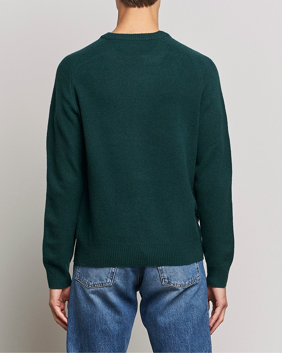 Homme | Pulls Et Tricots | A Day's March | Brodick Lambswool Sweater Bottle Green