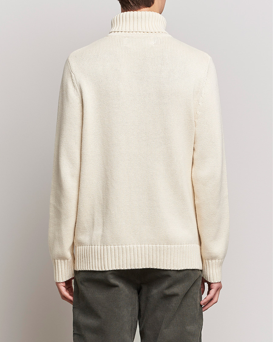 Homme | Pulls Et Tricots | A Day's March | Forres Cotton/Cashmere Rollneck Off White