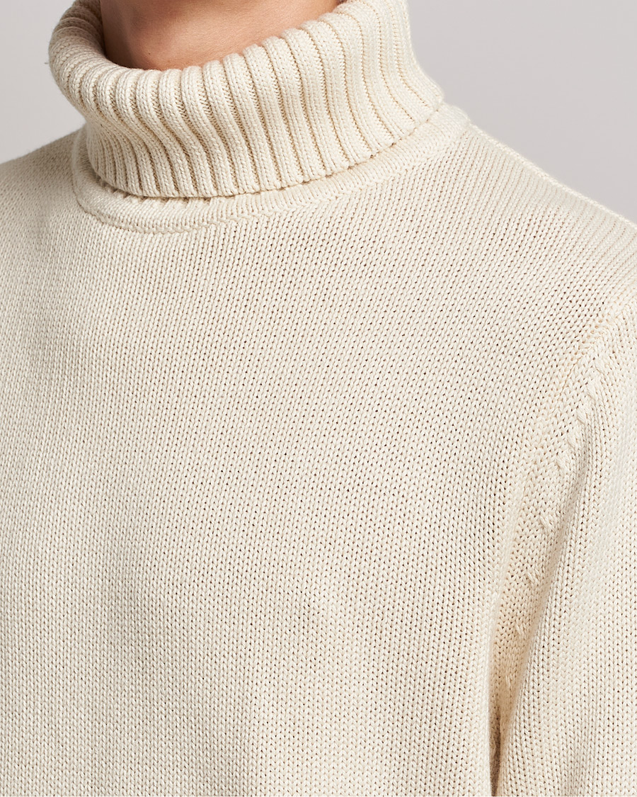Homme | Pulls Et Tricots | A Day's March | Forres Cotton/Cashmere Rollneck Off White