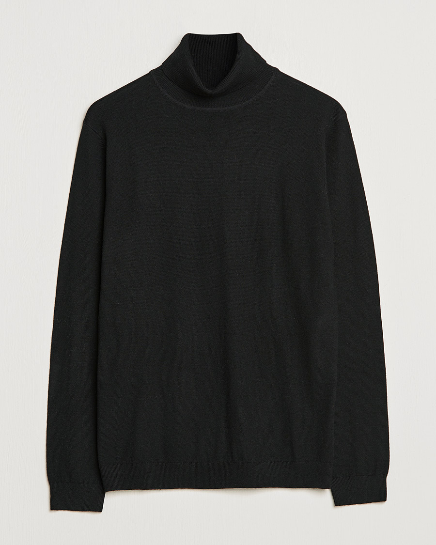 Homme | Pulls Et Tricots | A Day's March | Nela Merino Rollneck Black