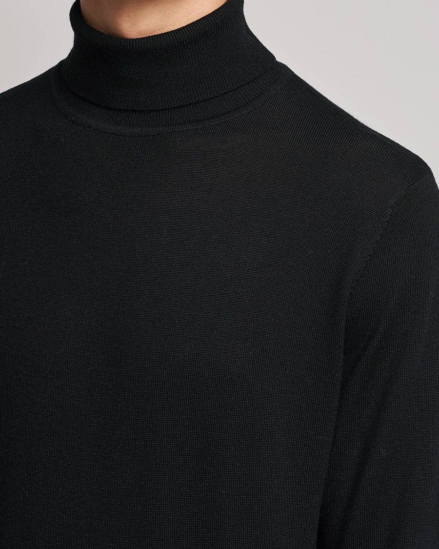 Homme | Pulls Et Tricots | A Day's March | Nela Merino Rollneck Black