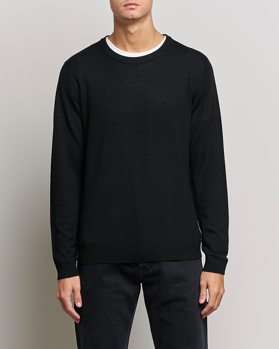 Homme | Business & Beyond | A Day's March | Alagón Merino Crew Black