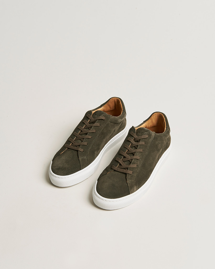 Homme | A Day's March Suede Marching Sneaker Dark Olive | A Day's March | Suede Marching Sneaker Dark Olive