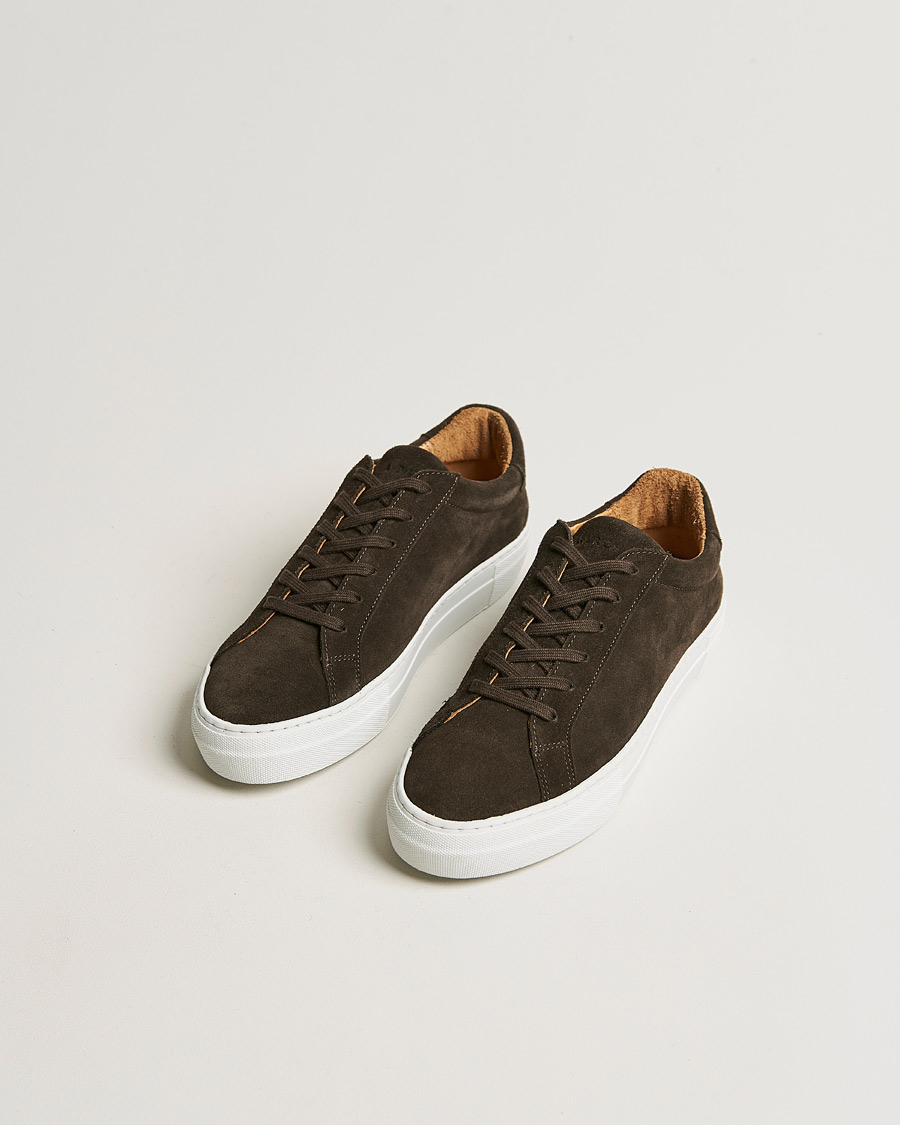 Homme | A Day's March Marching Sneaker Platform Suede Chocolate | A Day's March | Marching Sneaker Platform Suede Chocolate