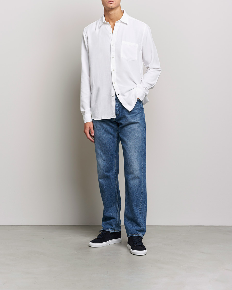 Homme | Chemises | A Day's March | Daintree Lyocell Shirt White
