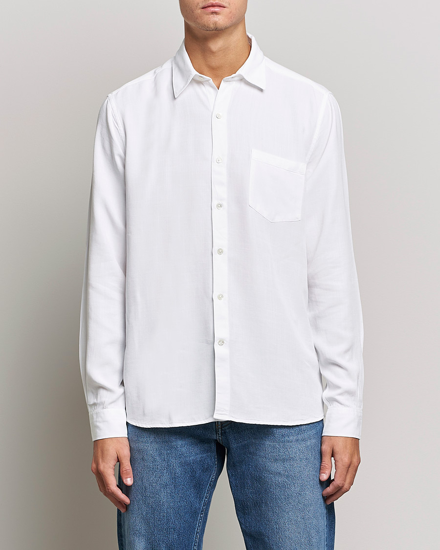 Homme |  | A Day\'s March | Daintree Tencel Shirt White