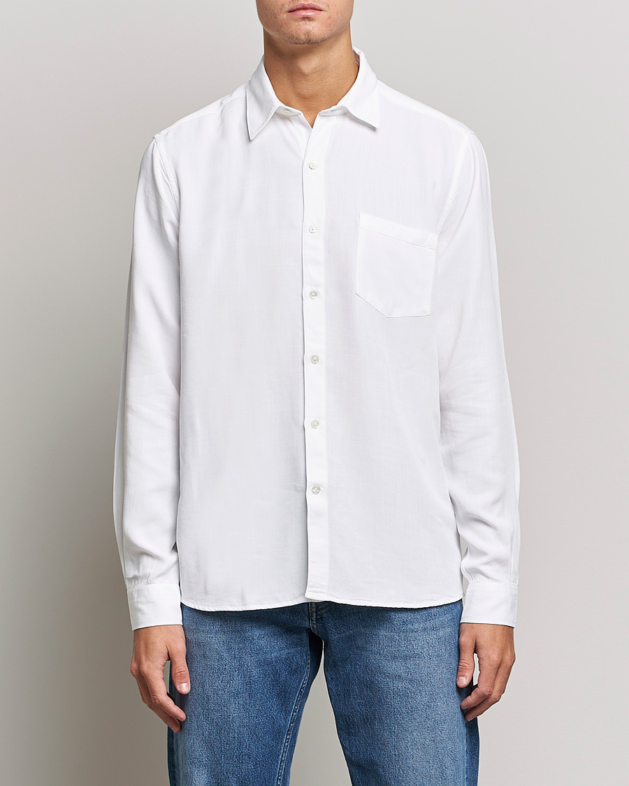 Homme | Chemises | A Day's March | Daintree Lyocell Shirt White