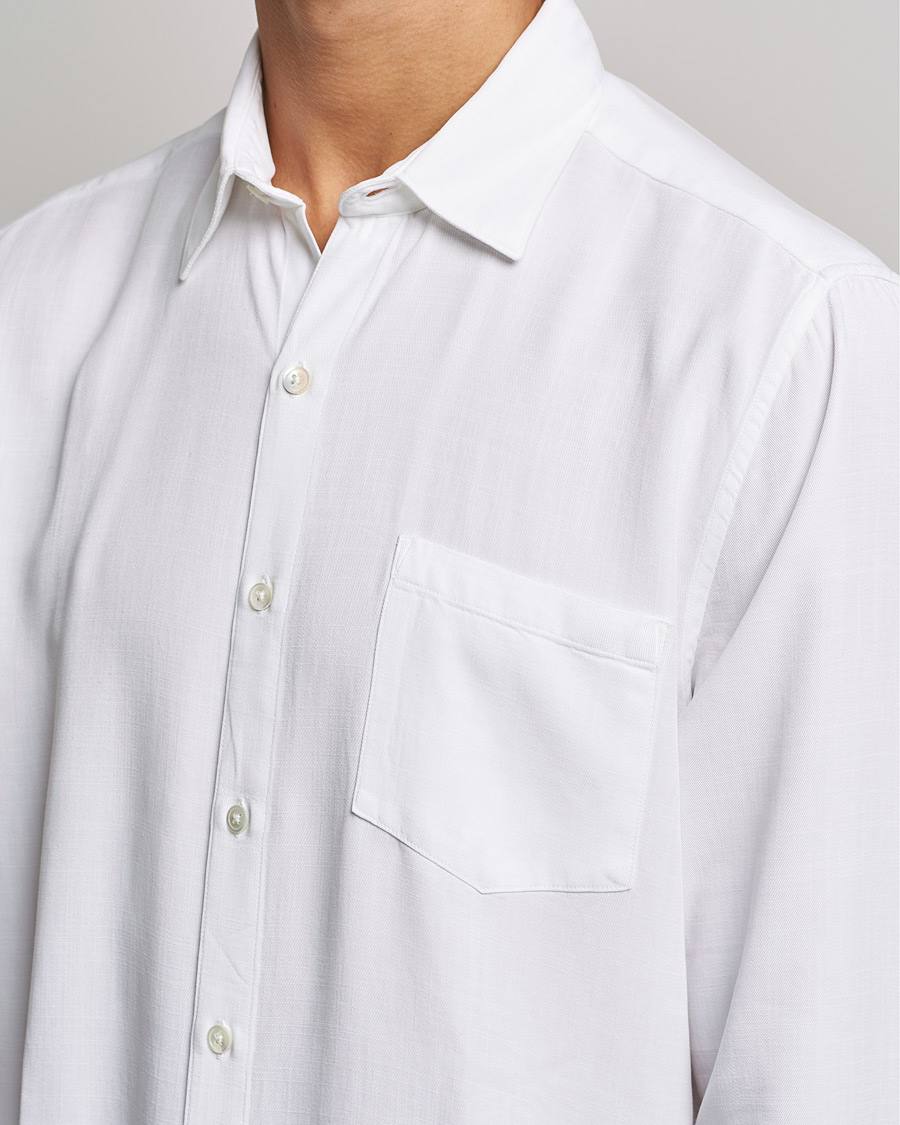 Homme | Chemises | A Day's March | Daintree Lyocell Shirt White