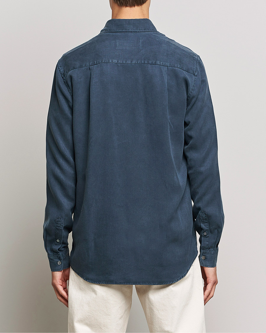 Homme | Chemises | A Day's March | Daintree Tencel Shirt Navy