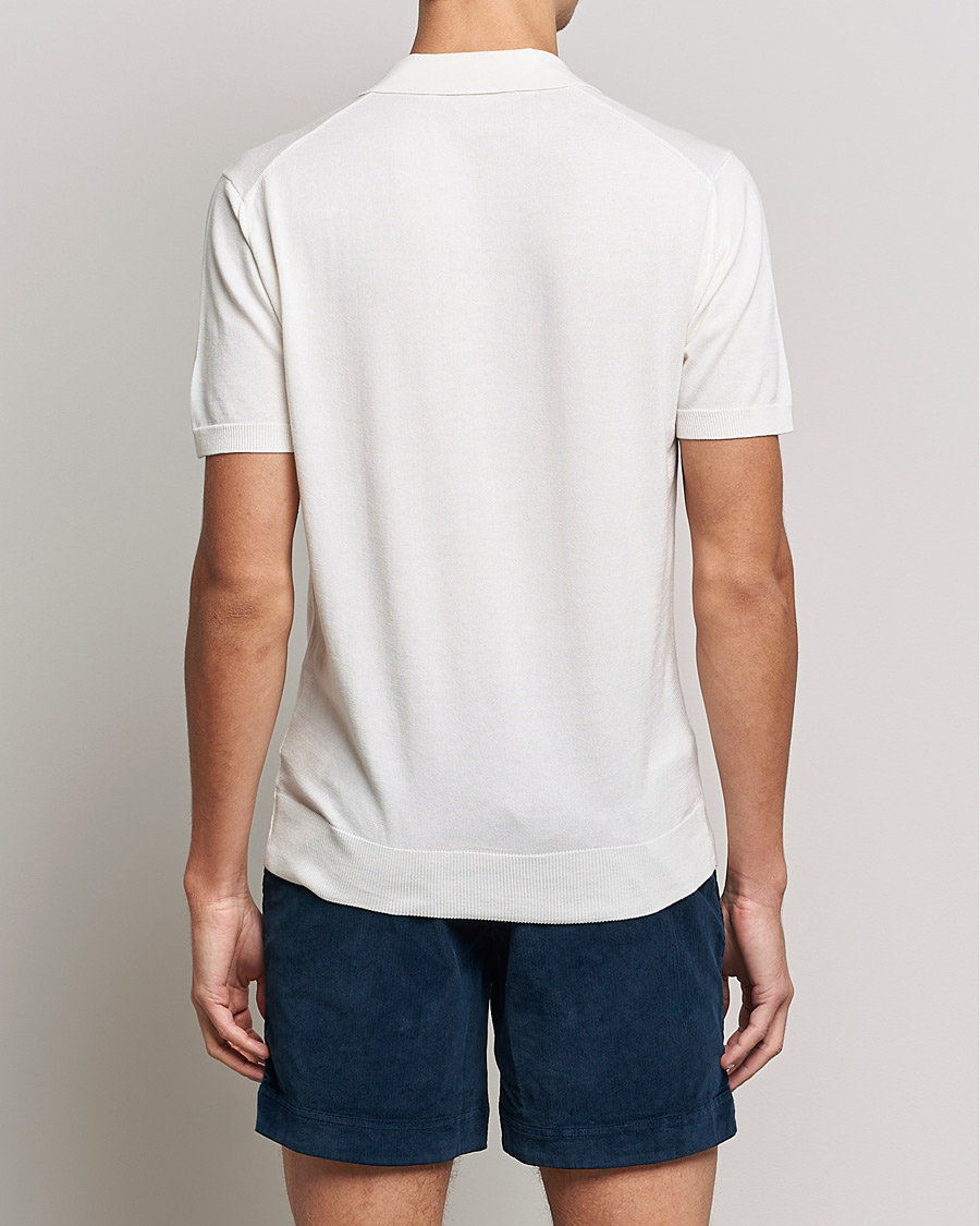 Homme | Polos | Orlebar Brown | Horton OB Tipping Organic Cotton Polo Cloud