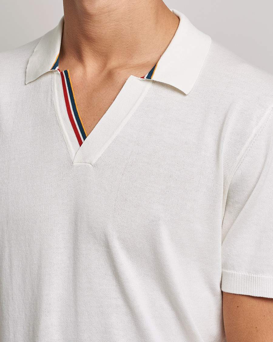 Homme | Polos | Orlebar Brown | Horton OB Tipping Organic Cotton Polo Cloud