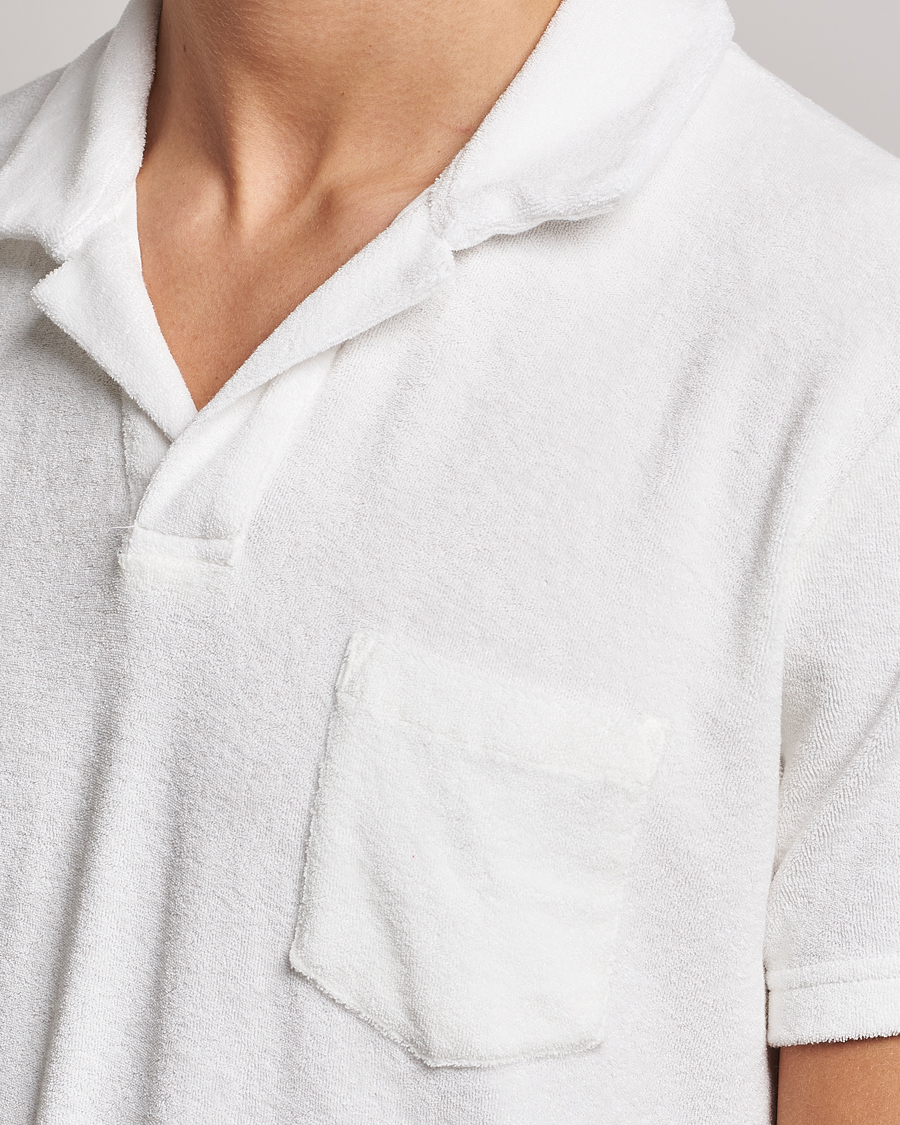 Homme | Polos | Orlebar Brown | Terry Polo Sea Mist