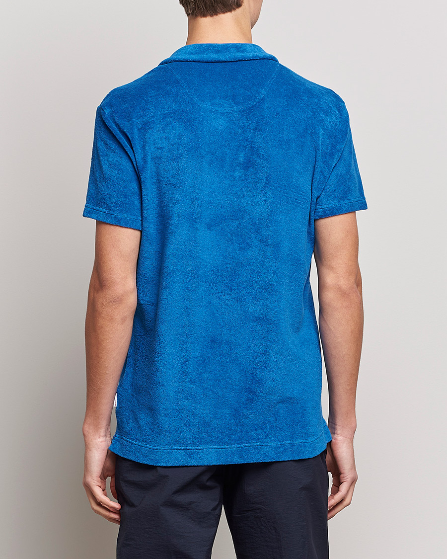 Homme | Polos | Orlebar Brown | Terry Polo Signal Blue
