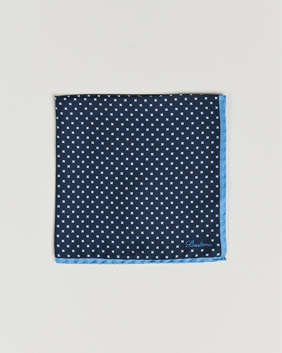 Homme | Stenströms Silk Handkerchief Dark Blue | Stenströms | Silk Handkerchief Dark Blue