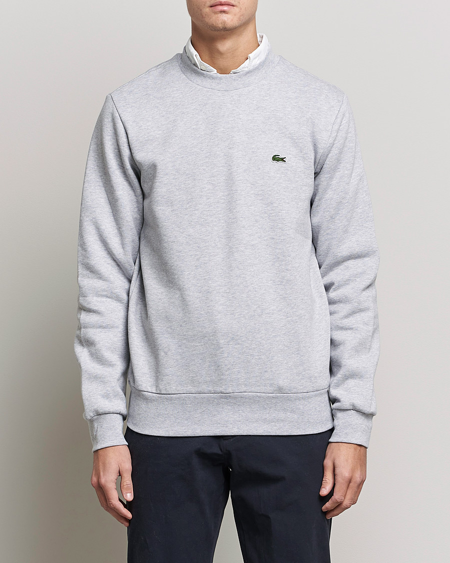 Homme | Pulls Et Tricots | Lacoste | Crew Neck Sweatshirt Silver Chine