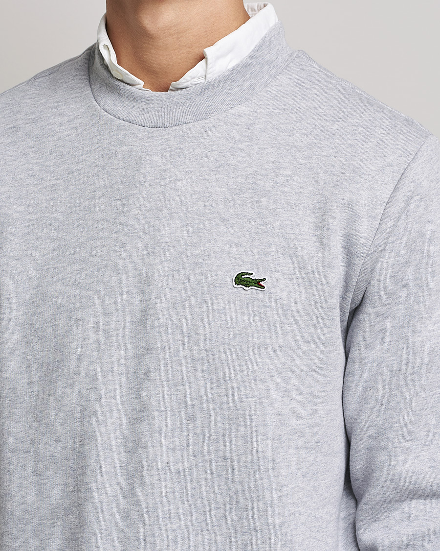 Homme | Pulls Et Tricots | Lacoste | Crew Neck Sweatshirt Silver Chine