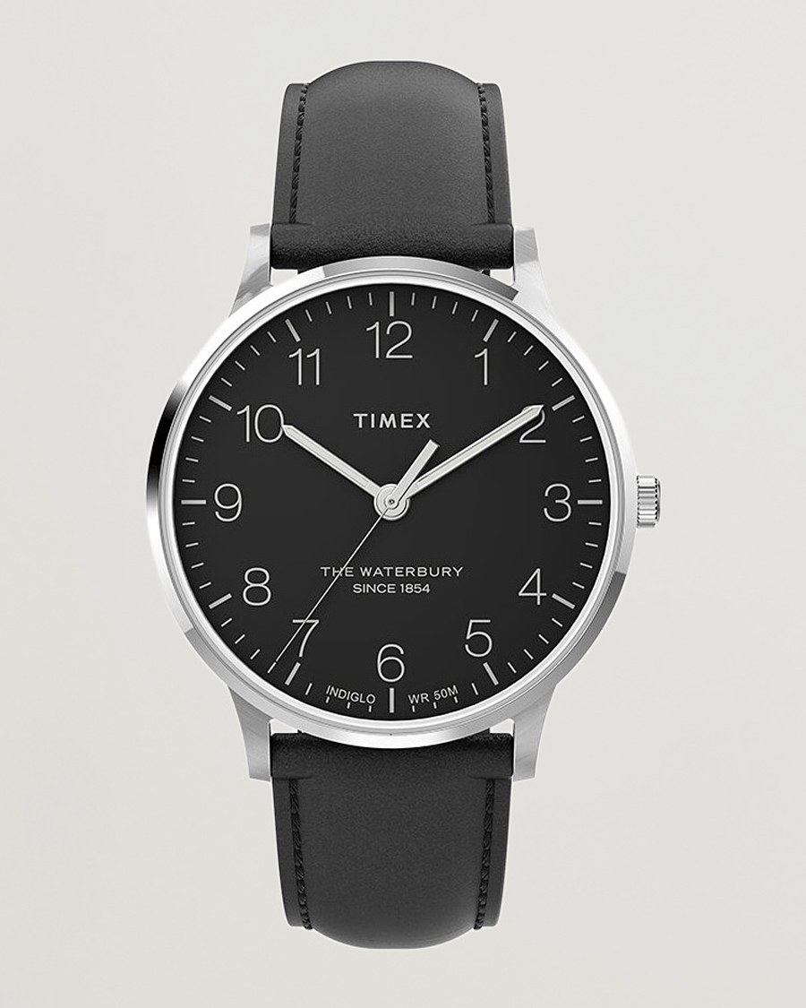 Homme | Remontoirs de montre et boîtes | Timex | Waterbury Classic 40mm Black Dial