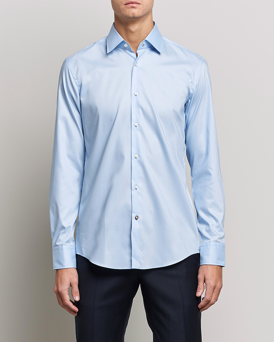 Homme | Chemises | BOSS BLACK | Hank Slim Fit Shirt Light Blue