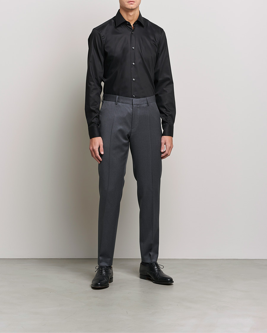 Homme |  | BOSS BLACK | Joe Regular Fit Shirt Black