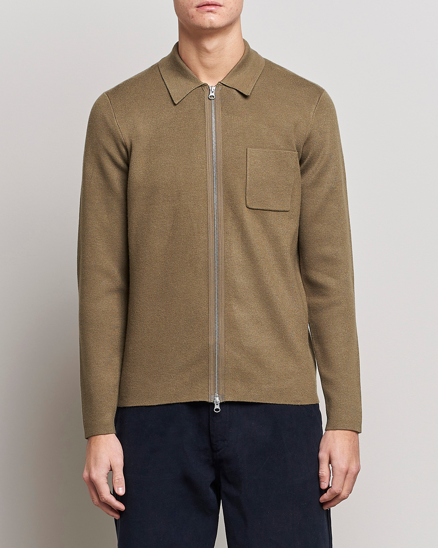 Homme | Pulls Et Tricots | Samsøe Samsøe | Samsøe & Samsøe Guna Full Zip Stone Grey