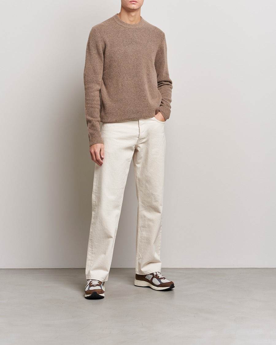 Homme | Pulls Et Tricots | Samsøe Samsøe | Samsøe & Samsøe Butler Yak Crew Neck Stone Grey