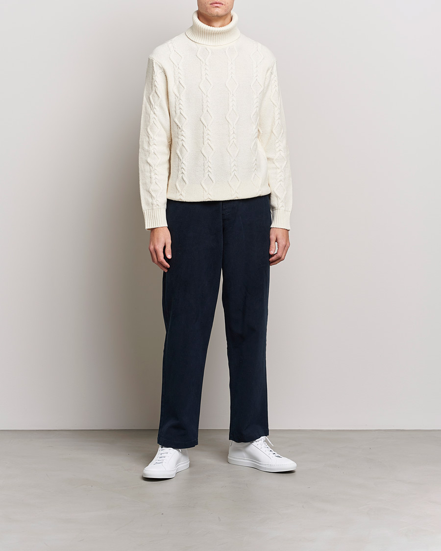 Homme | Pulls Et Tricots | Samsøe Samsøe | Samsøe & Samsøe Mas Wool Turtleneck Whisper White