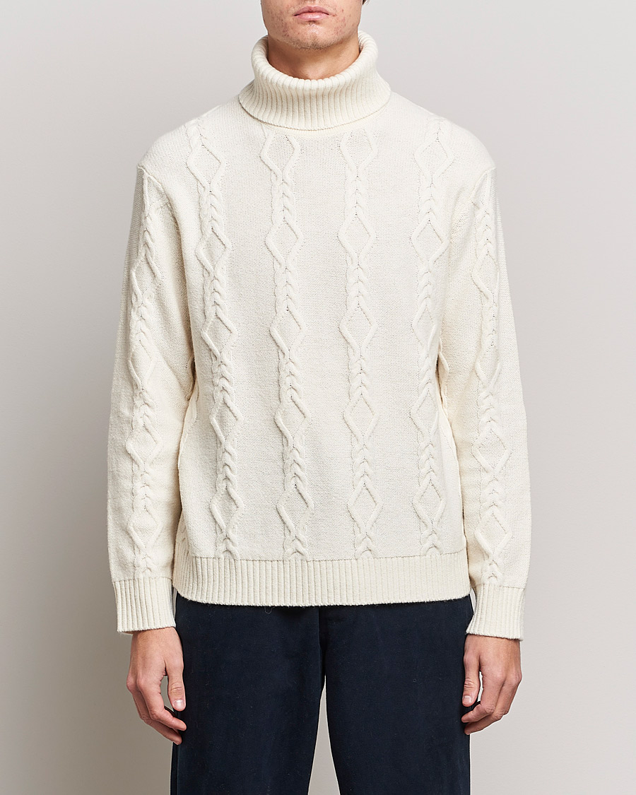 Homme | Pulls Et Tricots | Samsøe Samsøe | Samsøe & Samsøe Mas Wool Turtleneck Whisper White