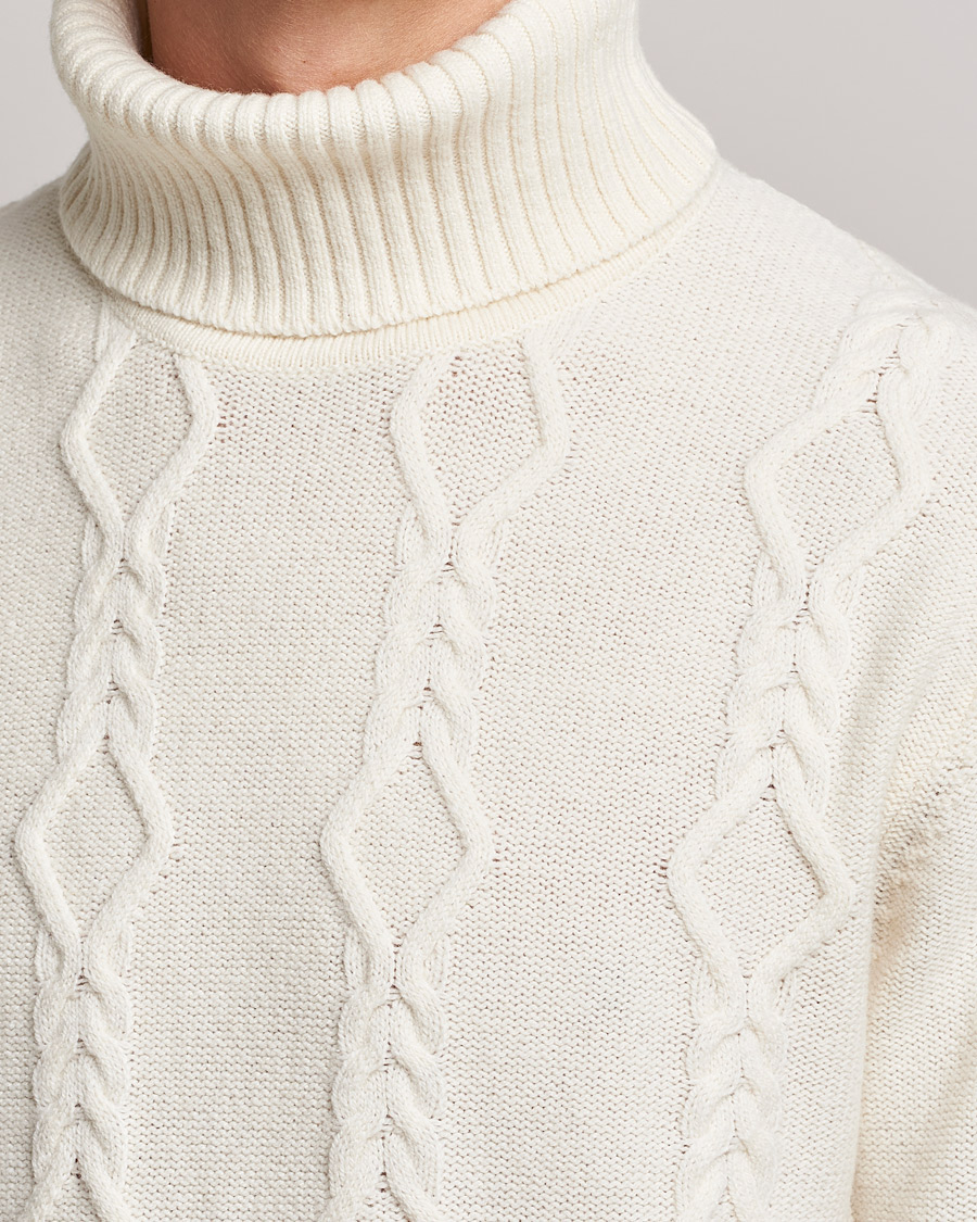 Homme | Pulls Et Tricots | Samsøe Samsøe | Samsøe & Samsøe Mas Wool Turtleneck Whisper White