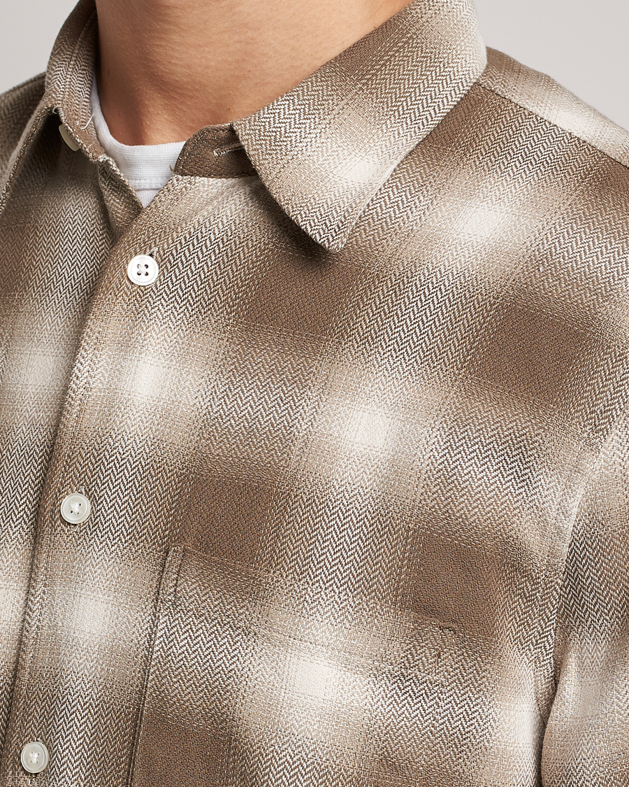 Homme | Chemises | Samsøe Samsøe | Samsøe & Samsøe Liam Organic Cotton Shirt Stone Gray