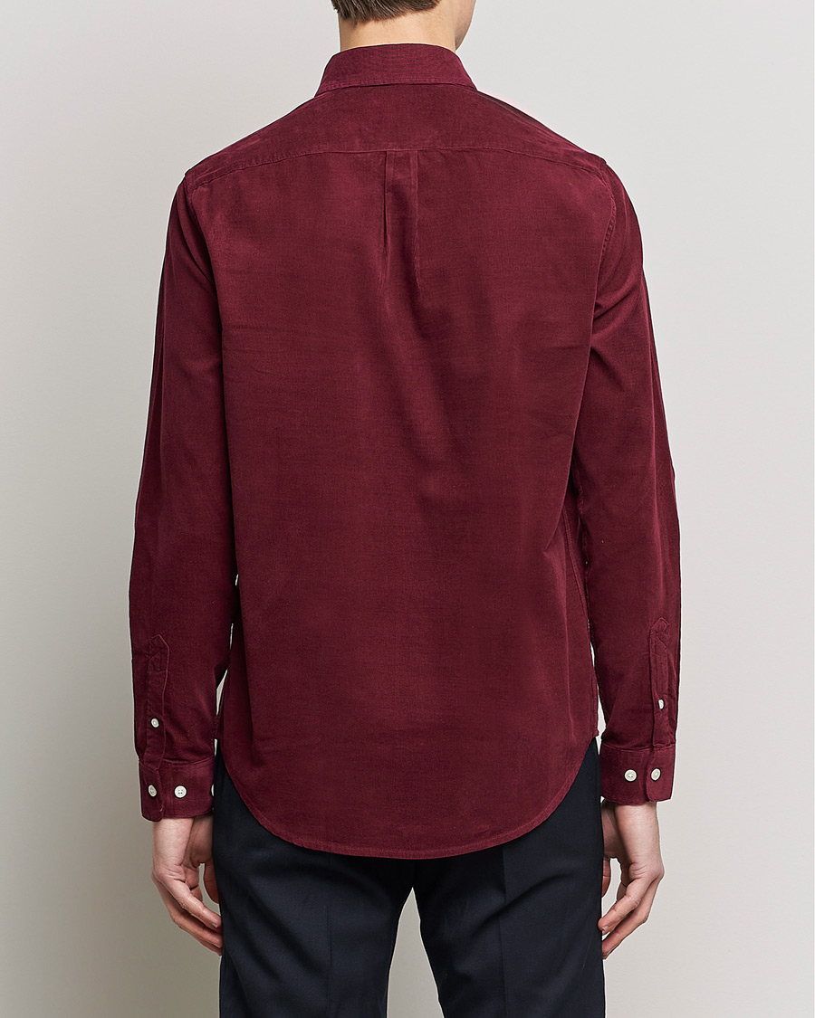 Homme | Chemises | Samsøe Samsøe | Samsøe & Samsøe Liam Organic Cotton Corduroy Shirt Windsor Wine