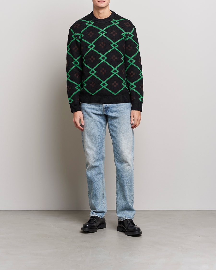 Homme | Pulls Et Tricots | Samsøe Samsøe | Samsøe & Samsøe Seren Wool Crew Neck Medium Green