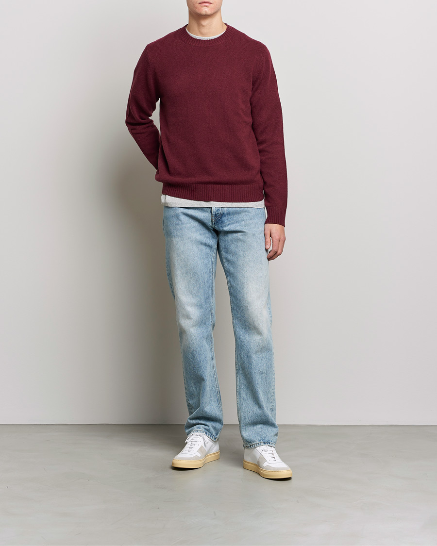 Homme | Pulls Et Tricots | Samsøe Samsøe | Samsøe & Samsøe Sylli Wool Crew Neck Windsor Wine
