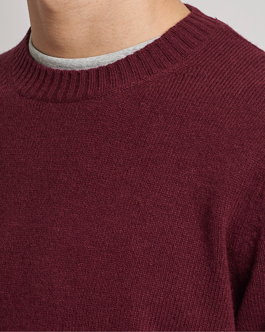 Homme | Pulls Et Tricots | Samsøe Samsøe | Samsøe & Samsøe Sylli Wool Crew Neck Windsor Wine