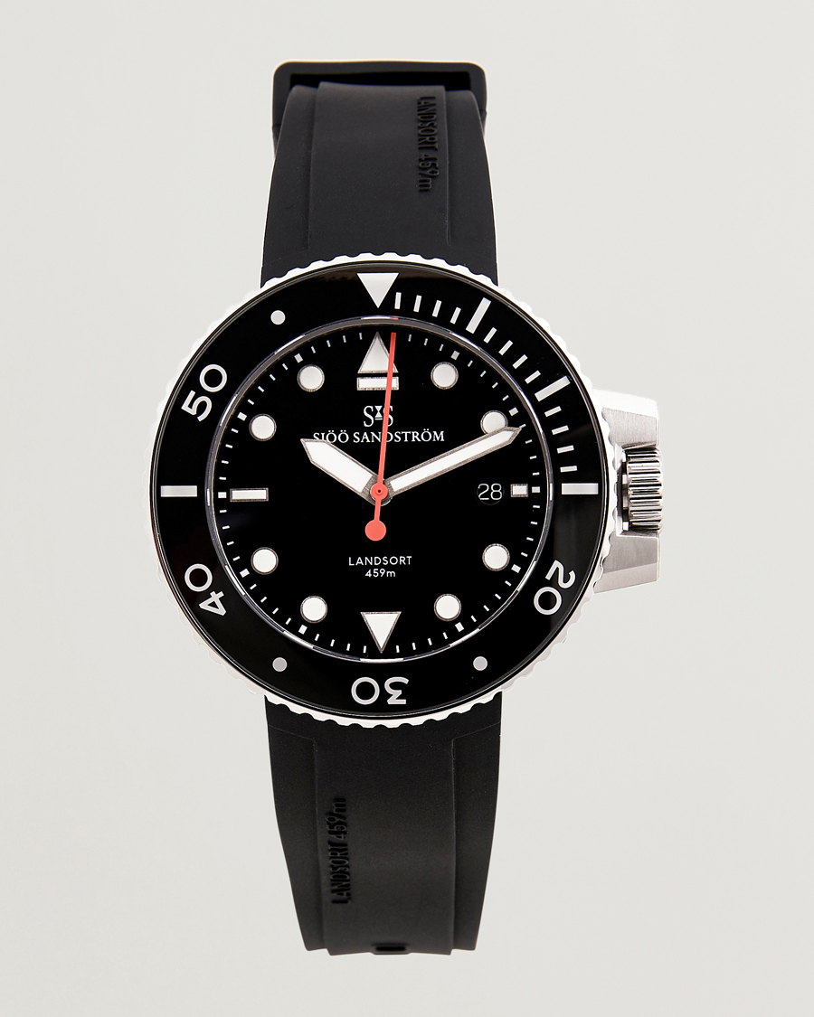Homme | Remontoirs de montre et boîtes | Sjöö Sandström | Landsort 459m Black