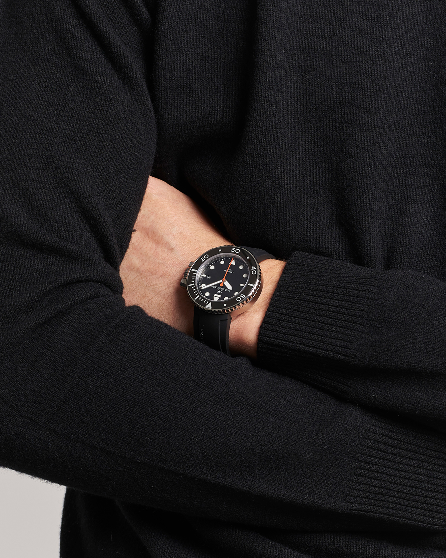 Homme | Remontoirs de montre et boîtes | Sjöö Sandström | Landsort 459m Black
