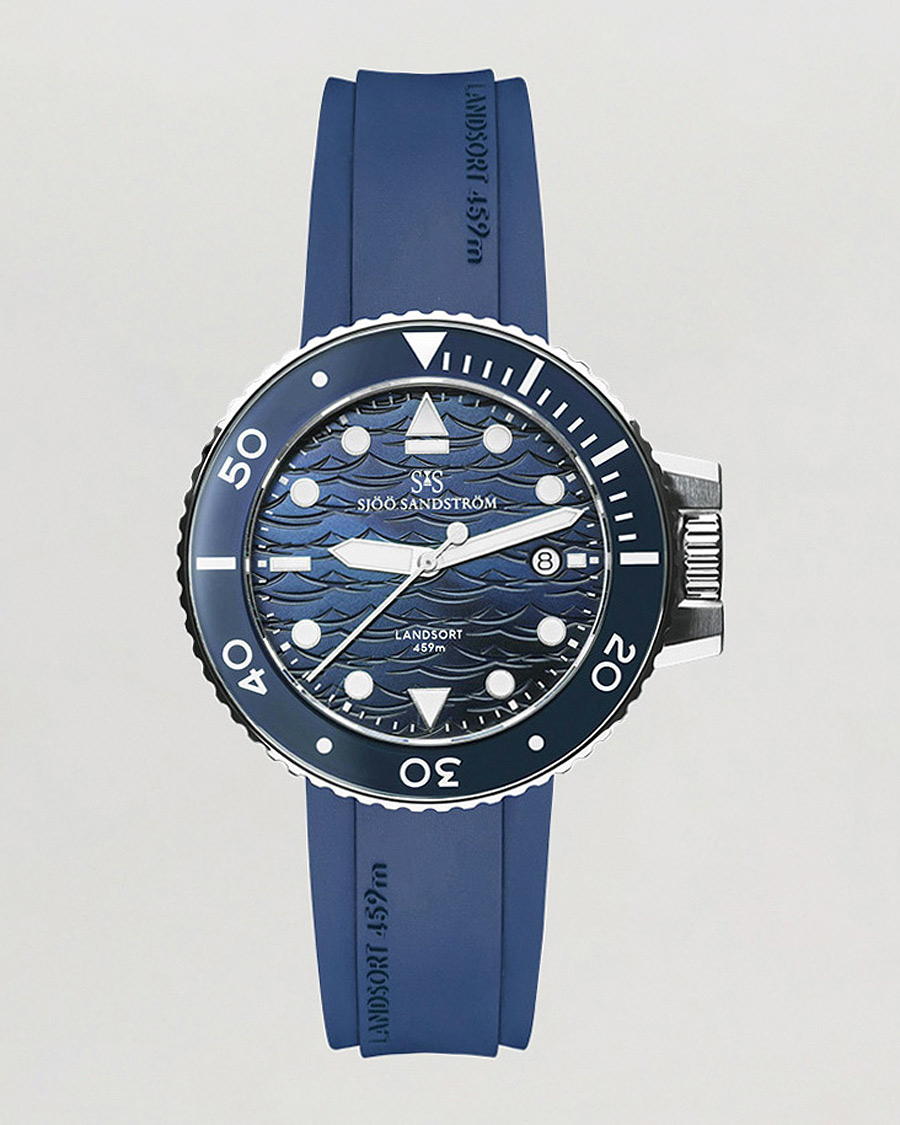 Homme | Remontoirs de montre et boîtes | Sjöö Sandström | Landsort 459m Blue