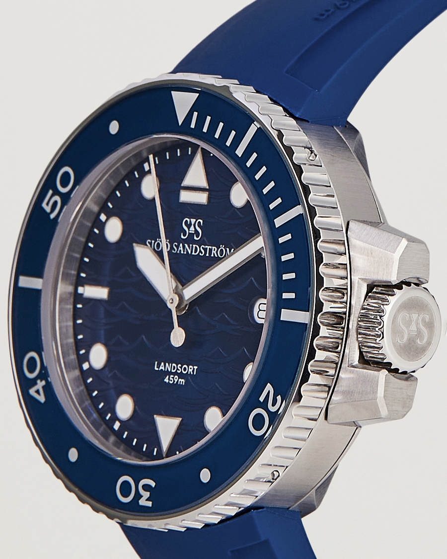 Homme | Remontoirs de montre et boîtes | Sjöö Sandström | Landsort 459m Blue