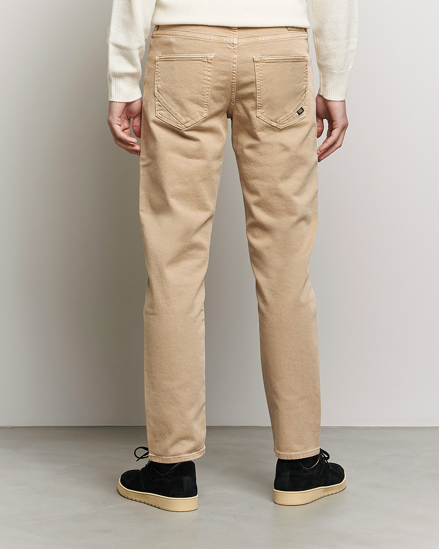 Homme | Pantalons | Incotex | Bull Denim 5-Pocket Pants Beige