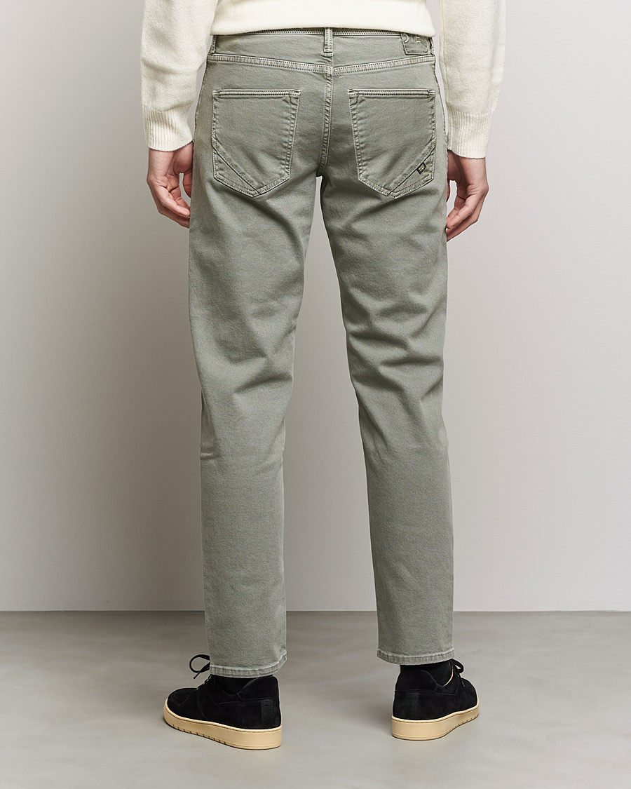 Homme | Pantalons | Incotex | Bull Denim 5-Pocket Pants Green