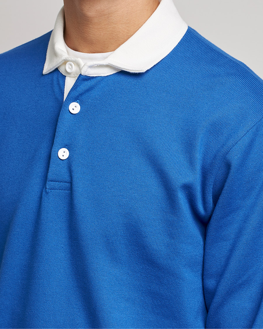 Homme | Pulls Et Tricots | Rowing Blazers | Ametora Dad Rugby Durham Blue