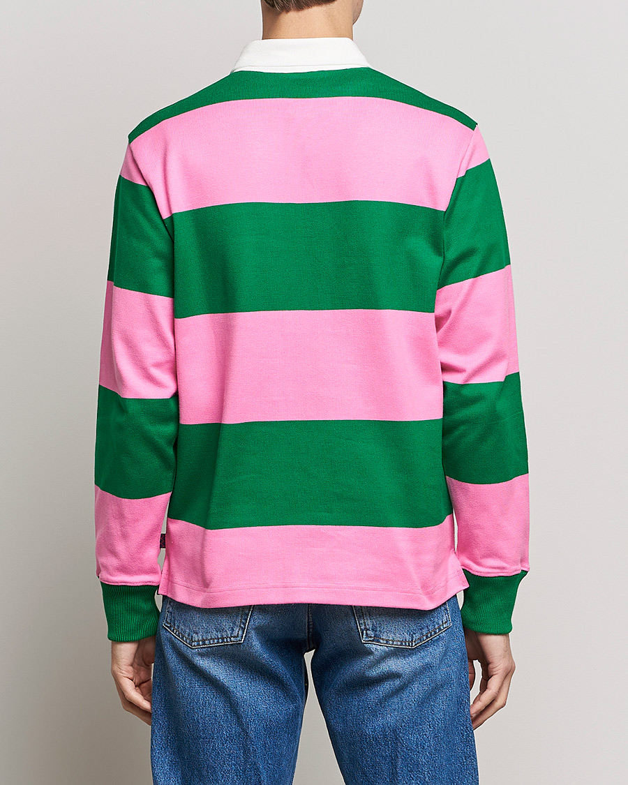 Homme | Pulls Et Tricots | Rowing Blazers | Block Stripe Rugby Pink/Green