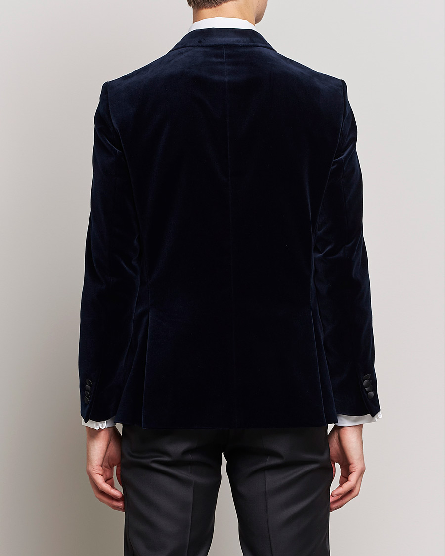 Homme | Blazers | BOSS BLACK | Hutson Velvet Tuxedo Blazer Dark Blue