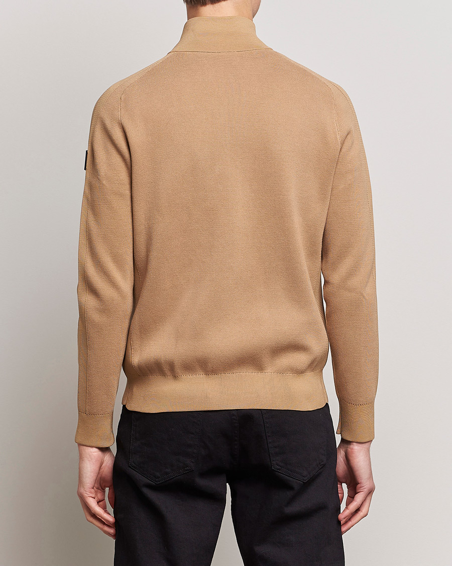 Homme | Pulls Et Tricots | BOSS BLACK | Fisio Knitted Full Zip Medium Beige