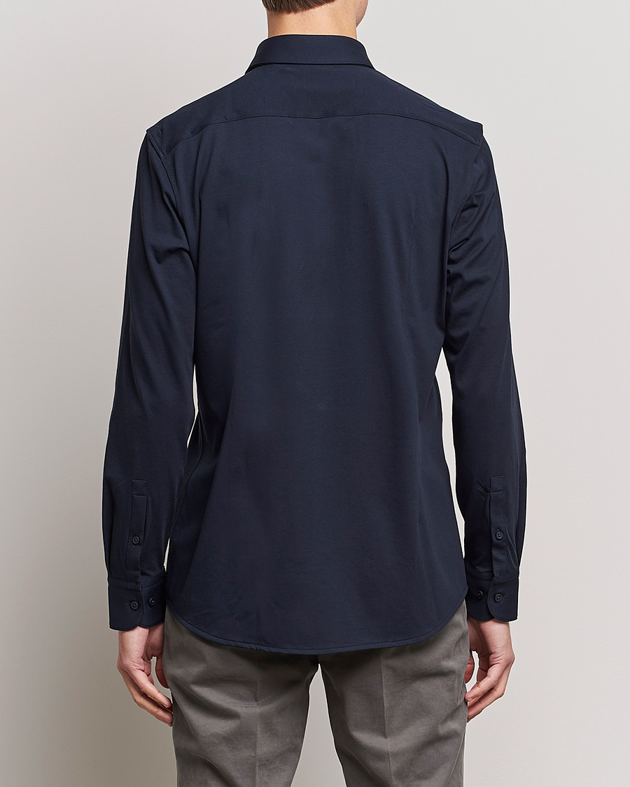 Homme | Chemises | BOSS BLACK | Hank 4-Way Stretch Shirt Dark Blue