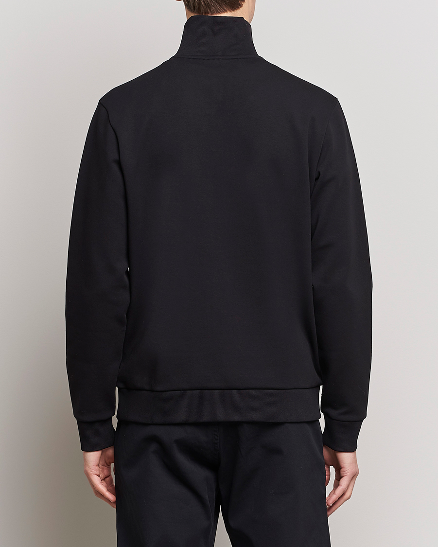 Homme | Pulls Et Tricots | BOSS GREEN | Center Logo Half Zip Black