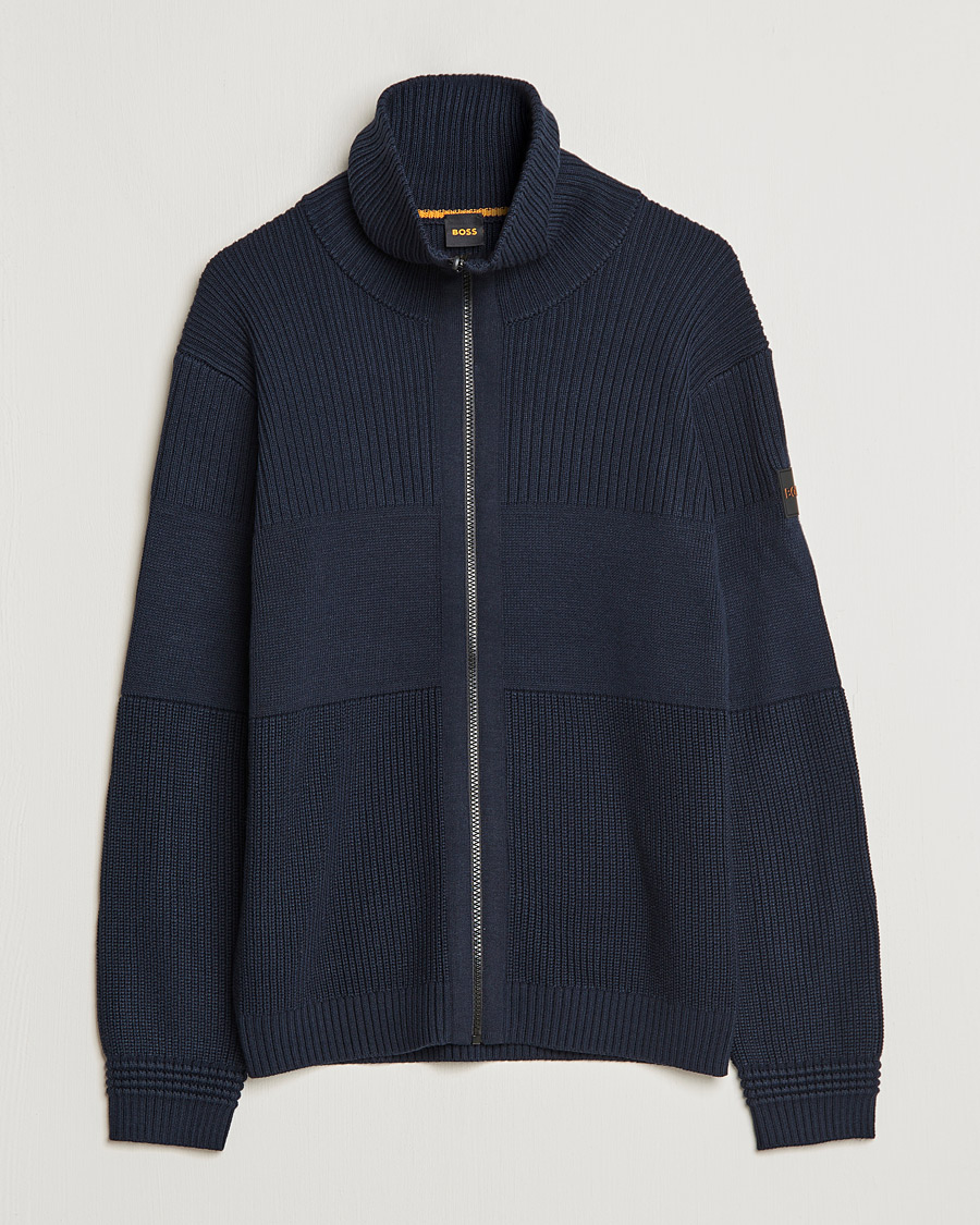 Homme | Pulls Et Tricots | BOSS ORANGE | Kamondo Full Zip Sweater Dark Blue