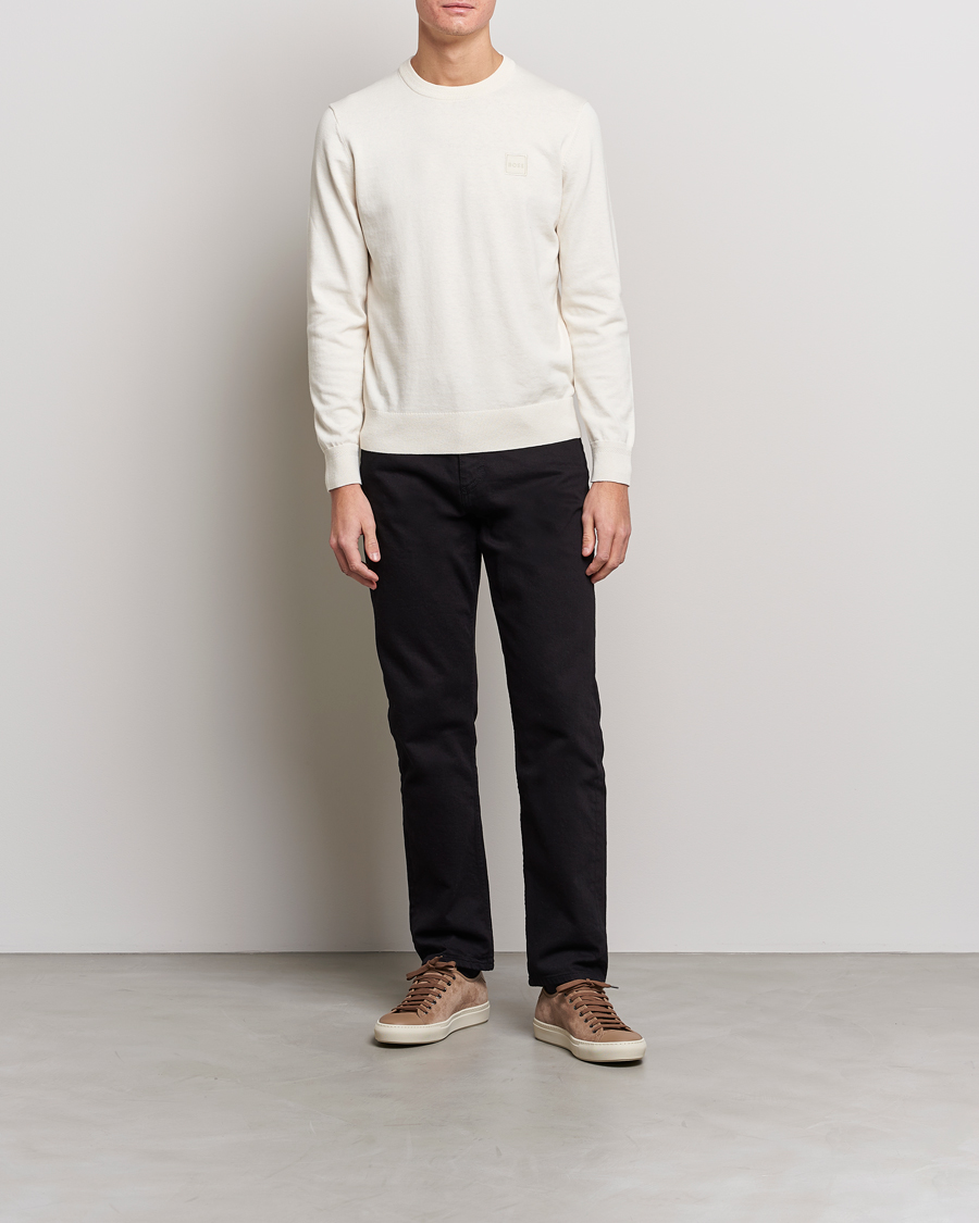 Homme | Pulls Et Tricots | BOSS ORANGE | Kanovano Knitted Sweater Open White