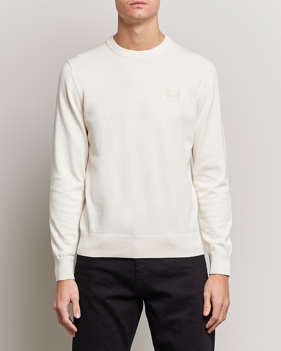 Homme | Pulls Et Tricots | BOSS ORANGE | Kanovano Knitted Sweater Open White